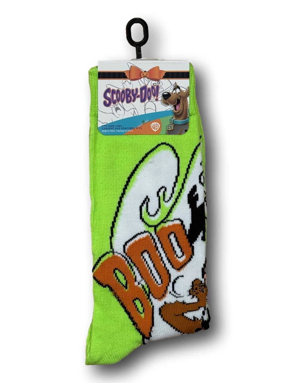 3/$20 Scooby Doo & Ghost "Boo" Funny Novelty Crew Socks - NWT